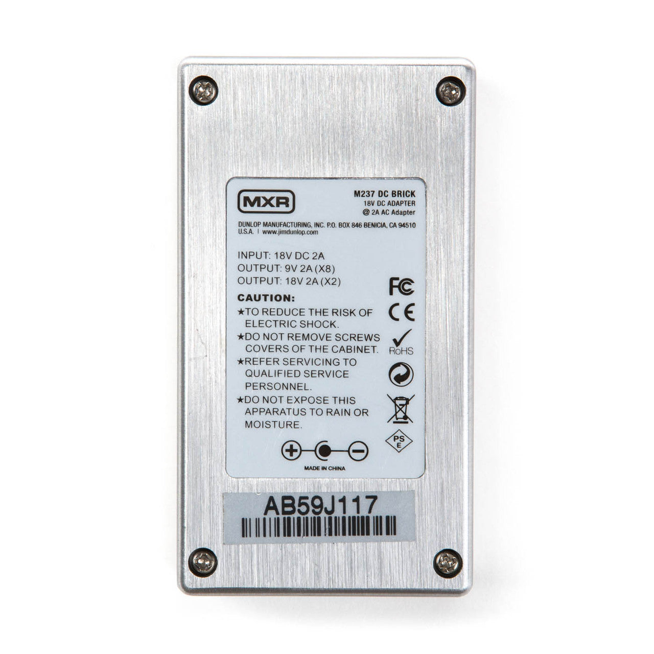 MXR DC Brick Pedal Power Supply Unit