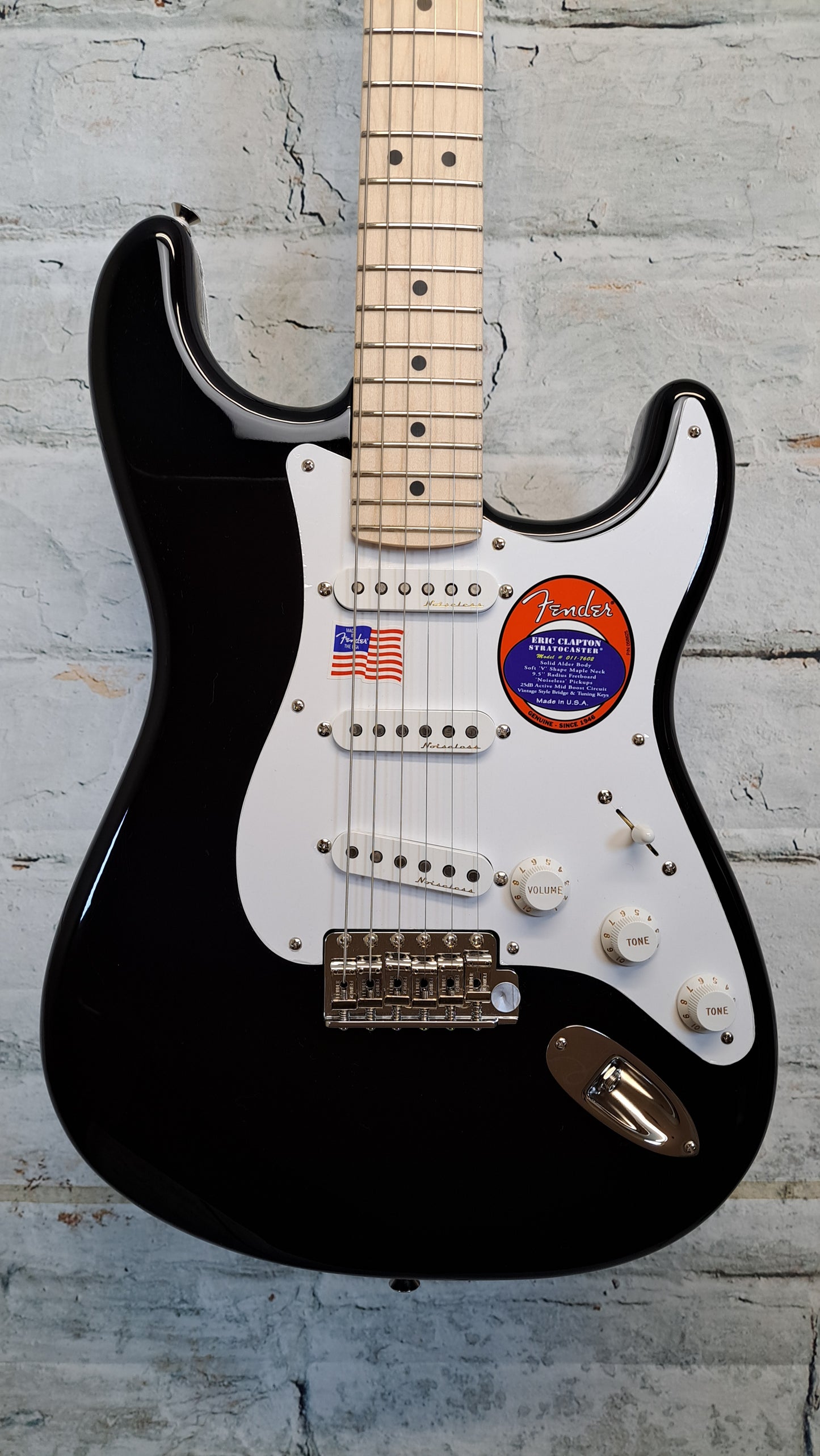 Fender Eric Clapton Stratocaster Black w/Maple Fretboard