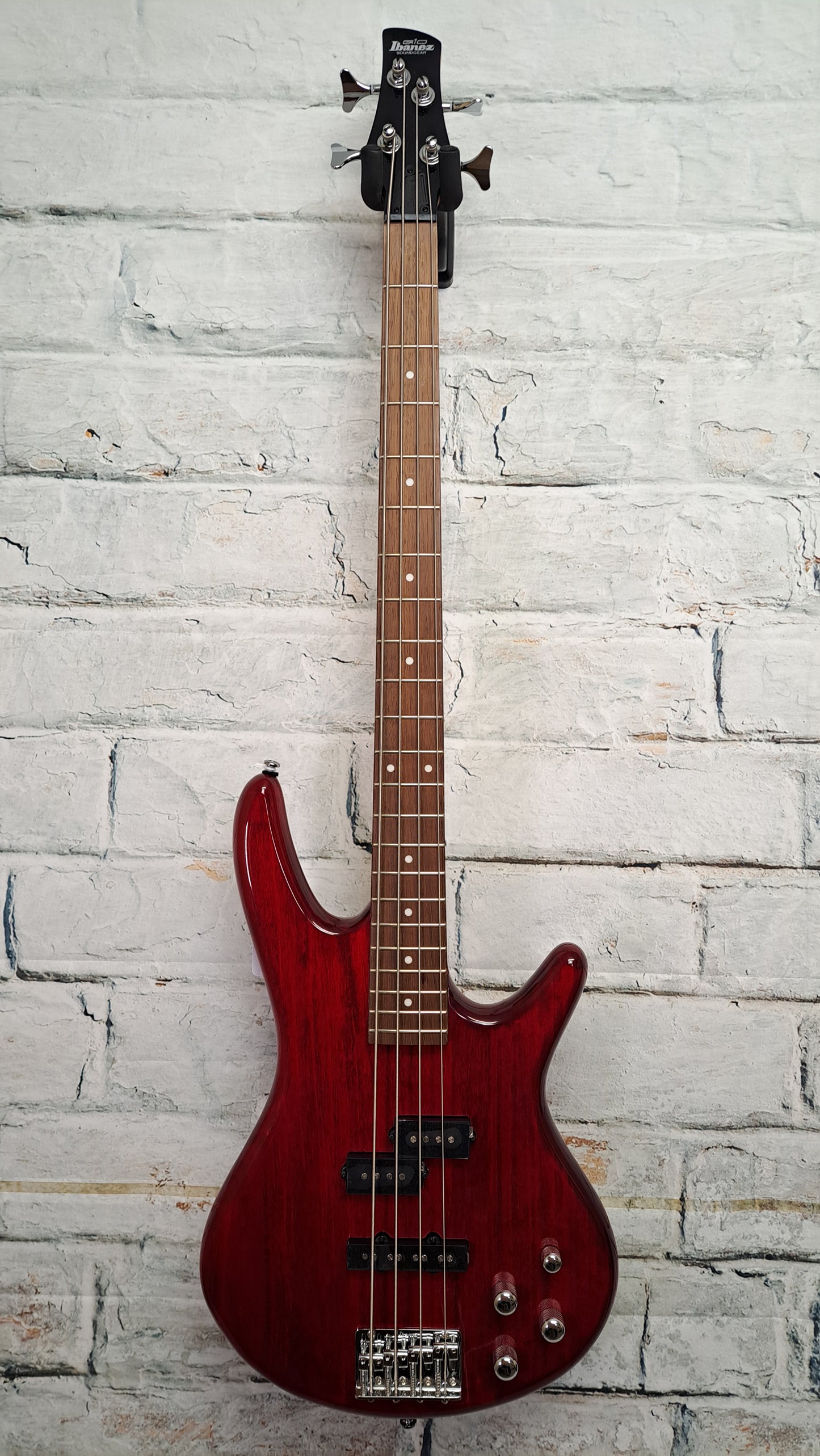 Ibanez Gio GSR200TR Bass Guitar - Transparent Red