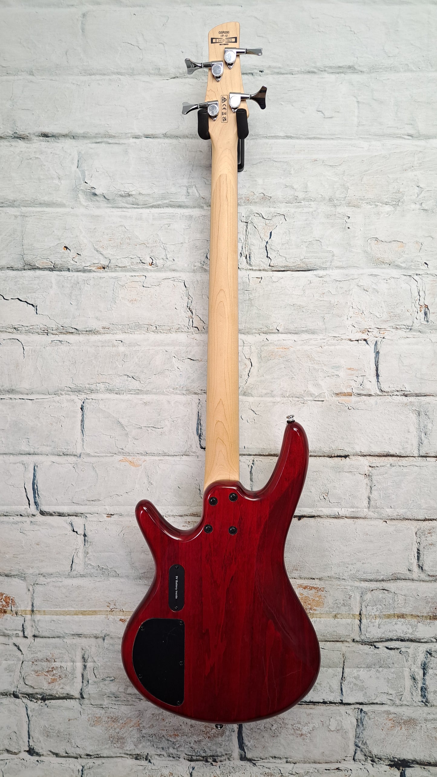 Ibanez Gio GSR200TR Bass Guitar - Transparent Red
