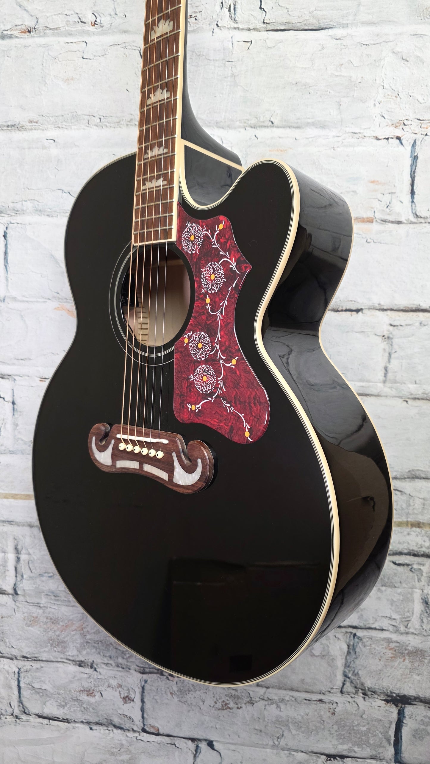 Epiphone J-200EC Studio Acoustic-Electric Guitar - Vintage Sunburst