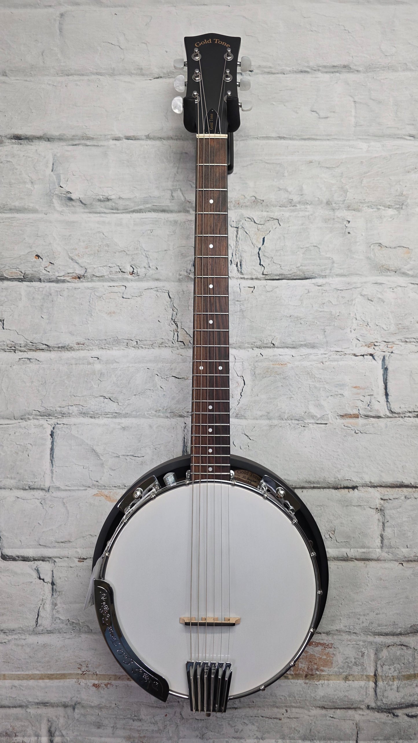 Gold Tone CC-Banjitar Cripple Creek Banjitar - Vintage Brown Satin