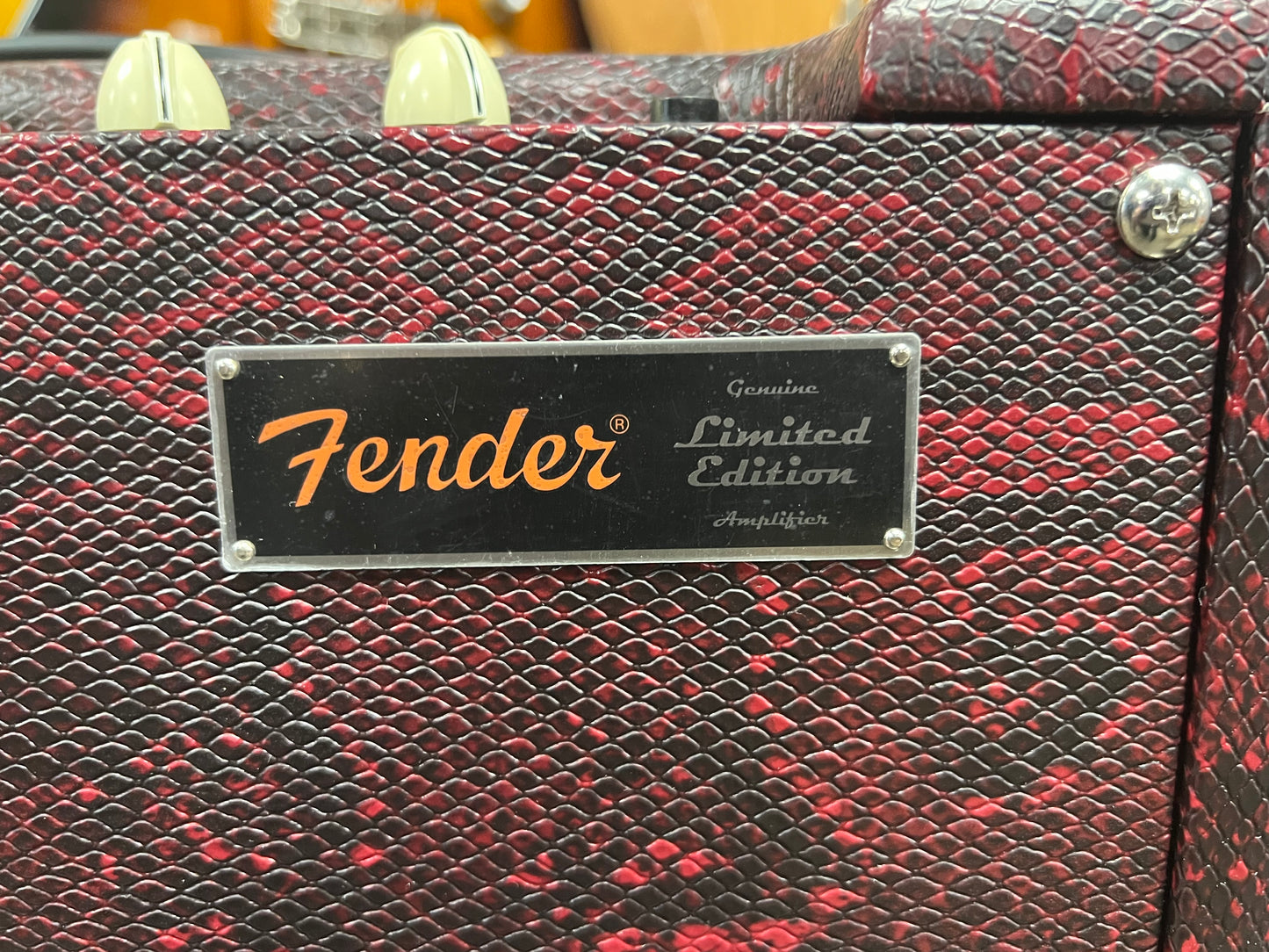 Fender Blues Junior IV Red Snakeskin Texas Heat