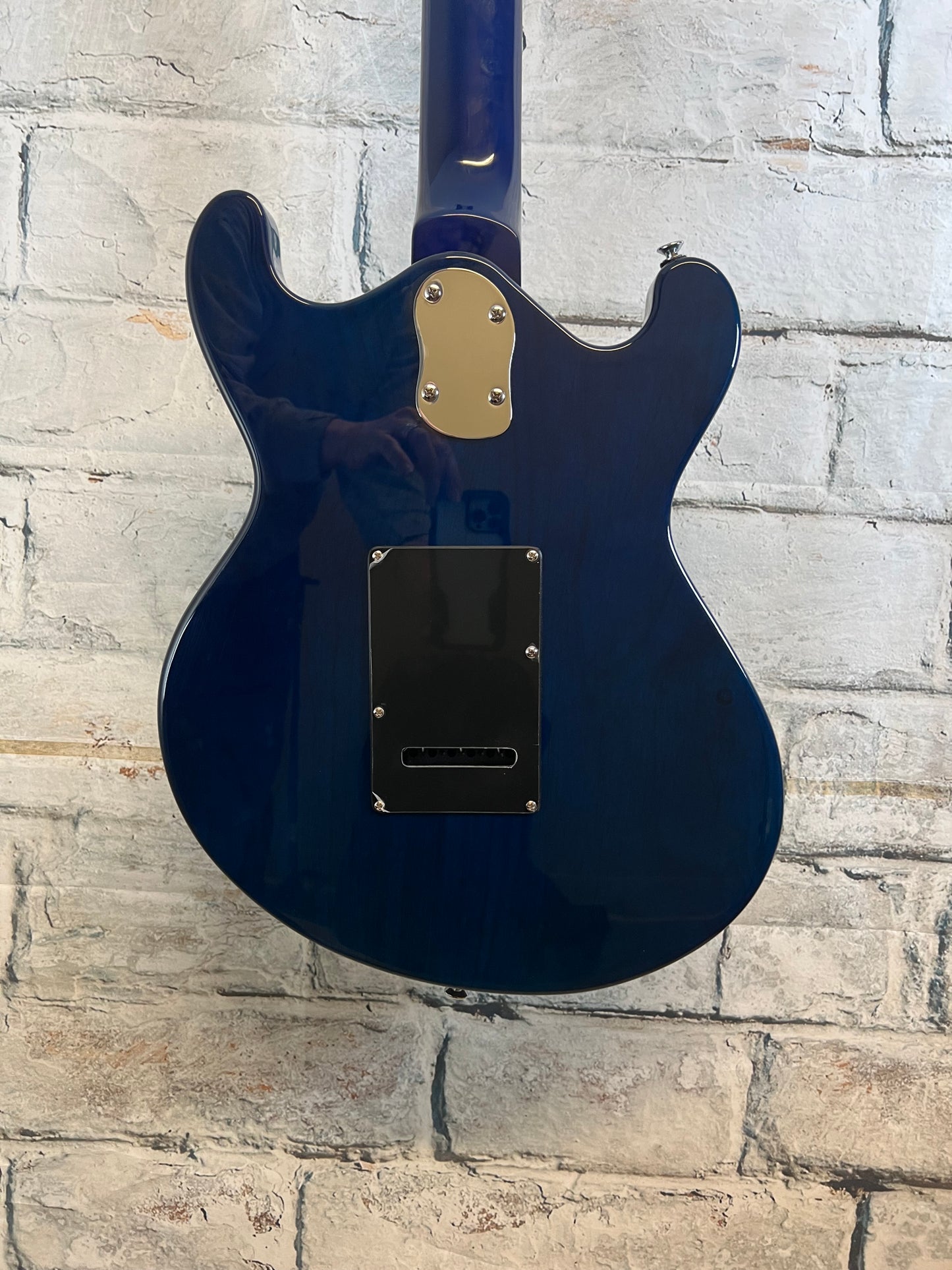 Used Danelectro 66BT-TRBLUE Semi-Hollow Double Cutaway