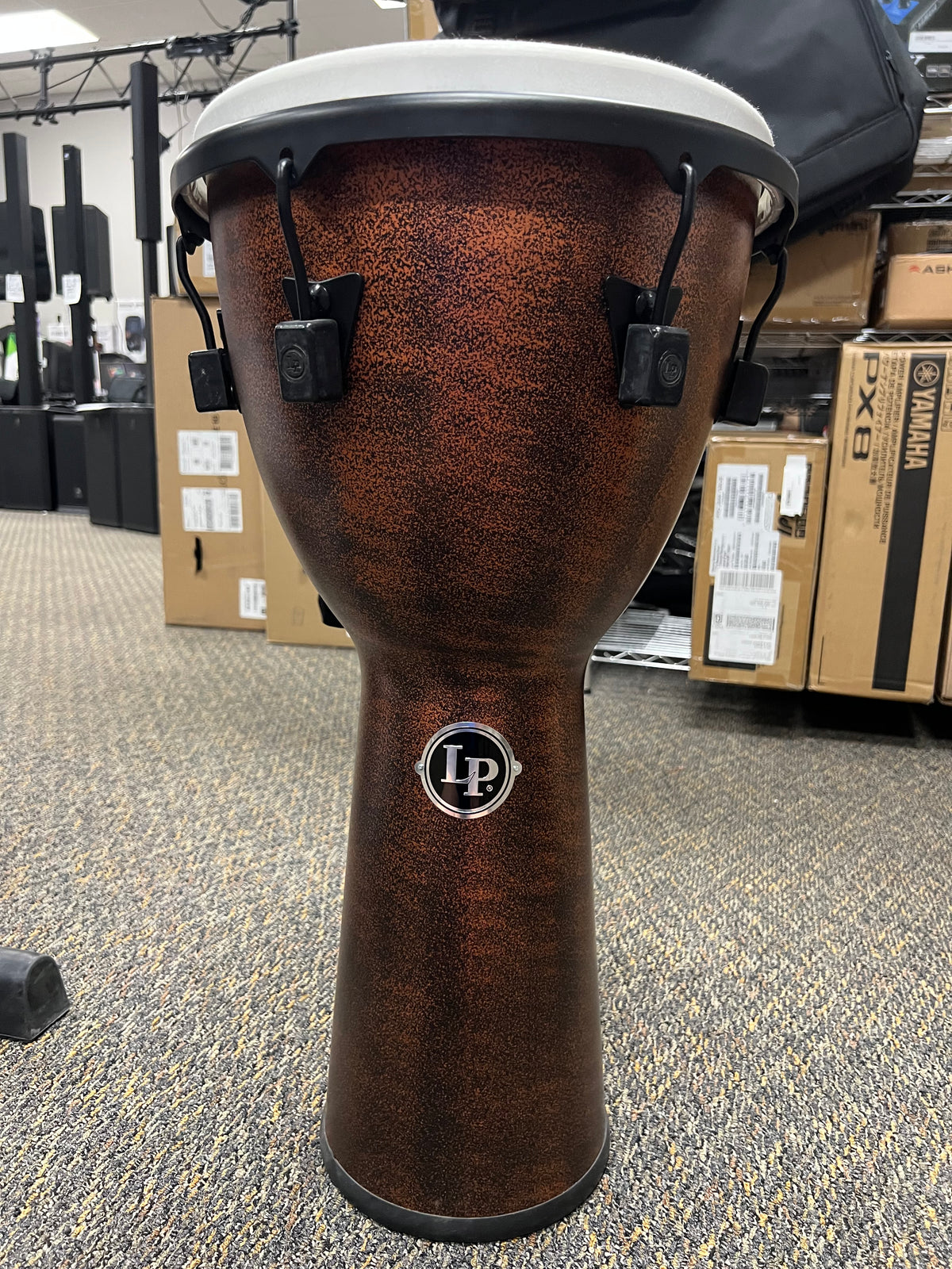 Latin Percussion World Beat FX 12 1/2” Mechanical Djembe- Copper