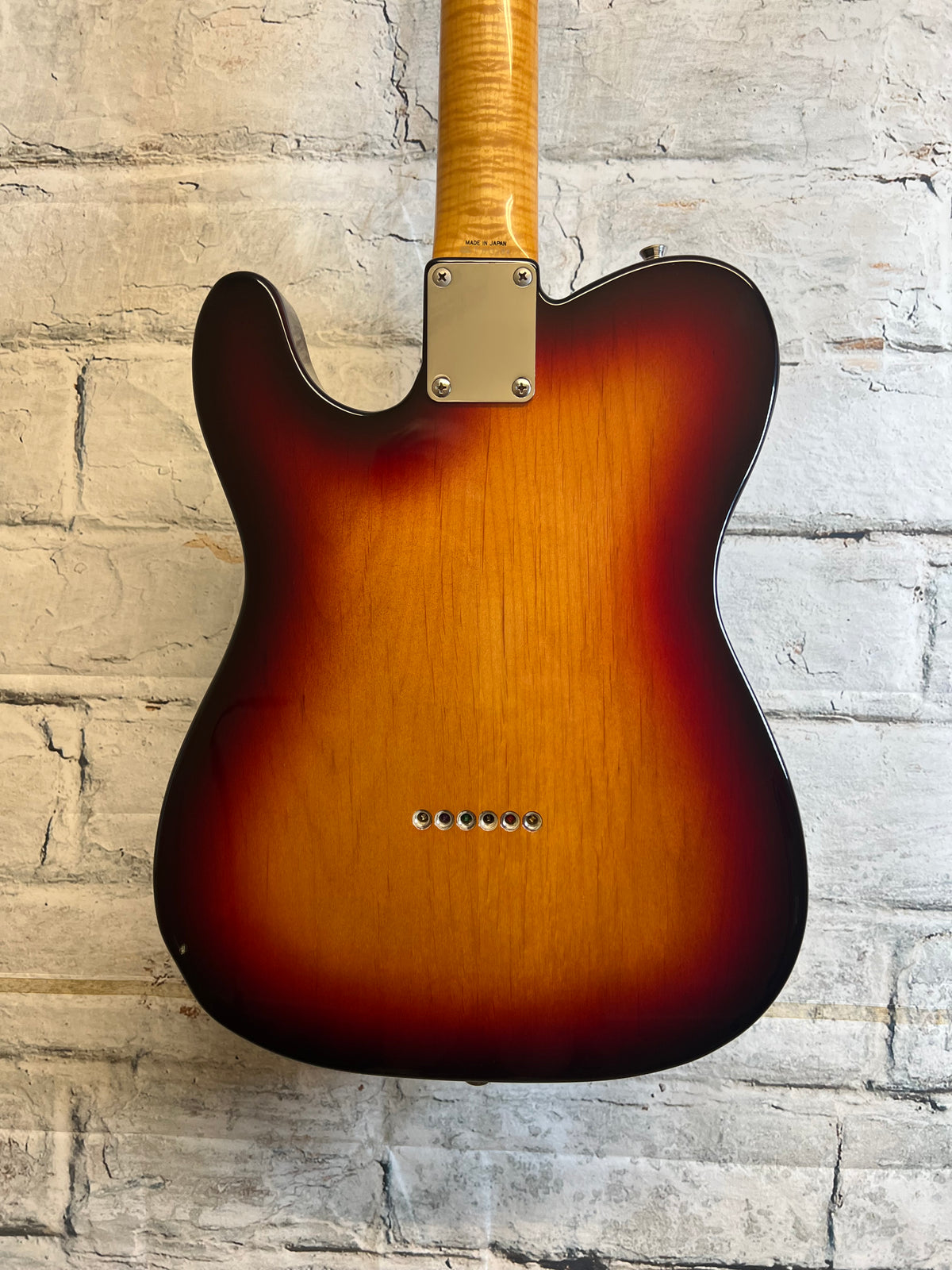 Used Fender Made in Japan Photo Flame Telecaster with Hardshell Case