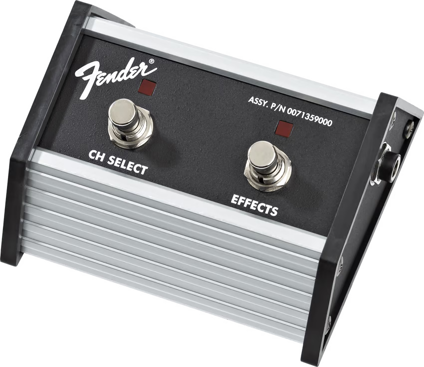 Fender 2-Button Footswitch: Channel Select=Effects On-Off