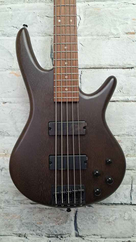 Ibanez Gio GSR205B 5-string Bass Guitar - Walnut Flat