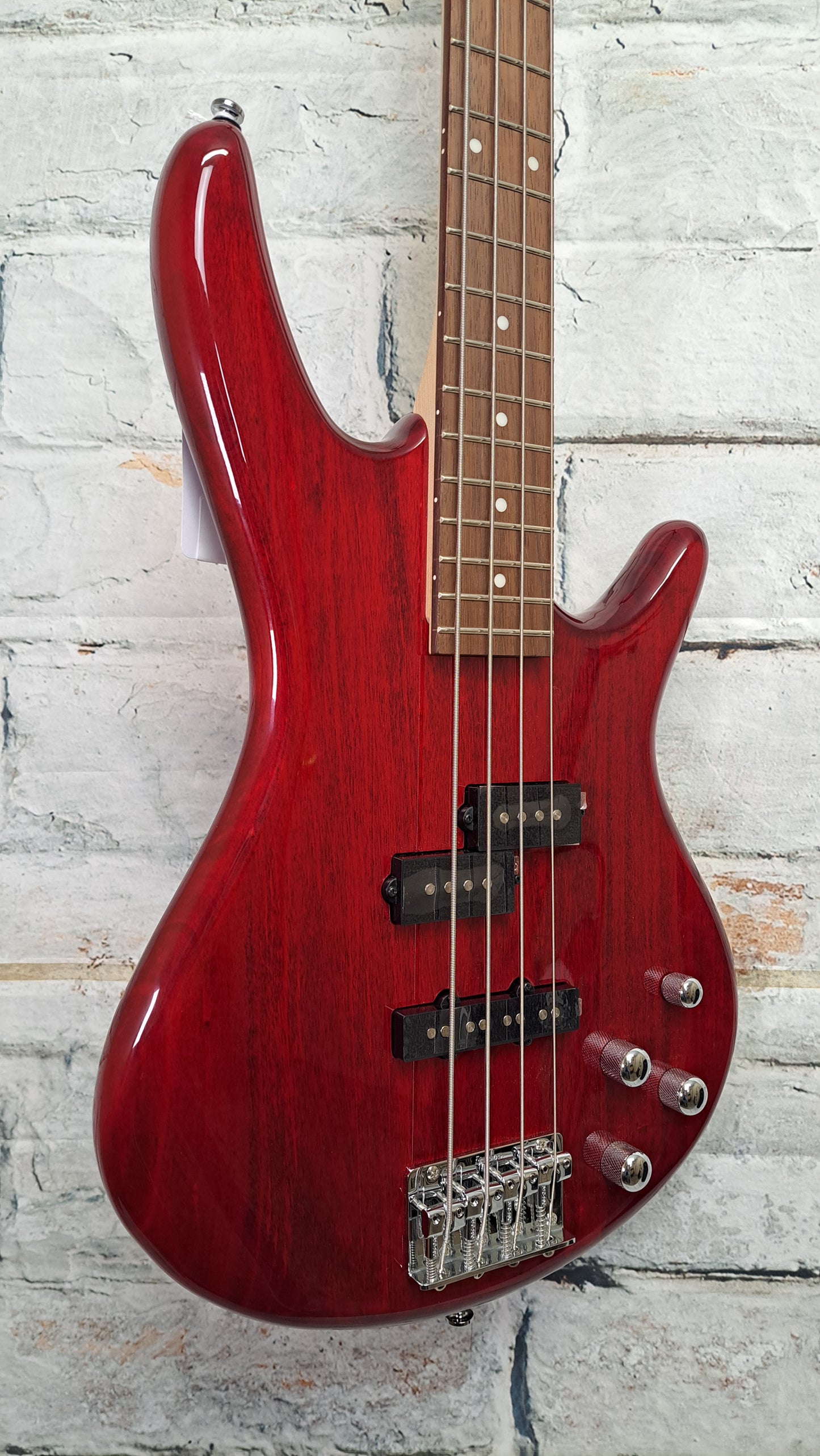 Ibanez Gio GSR200TR Bass Guitar - Transparent Red