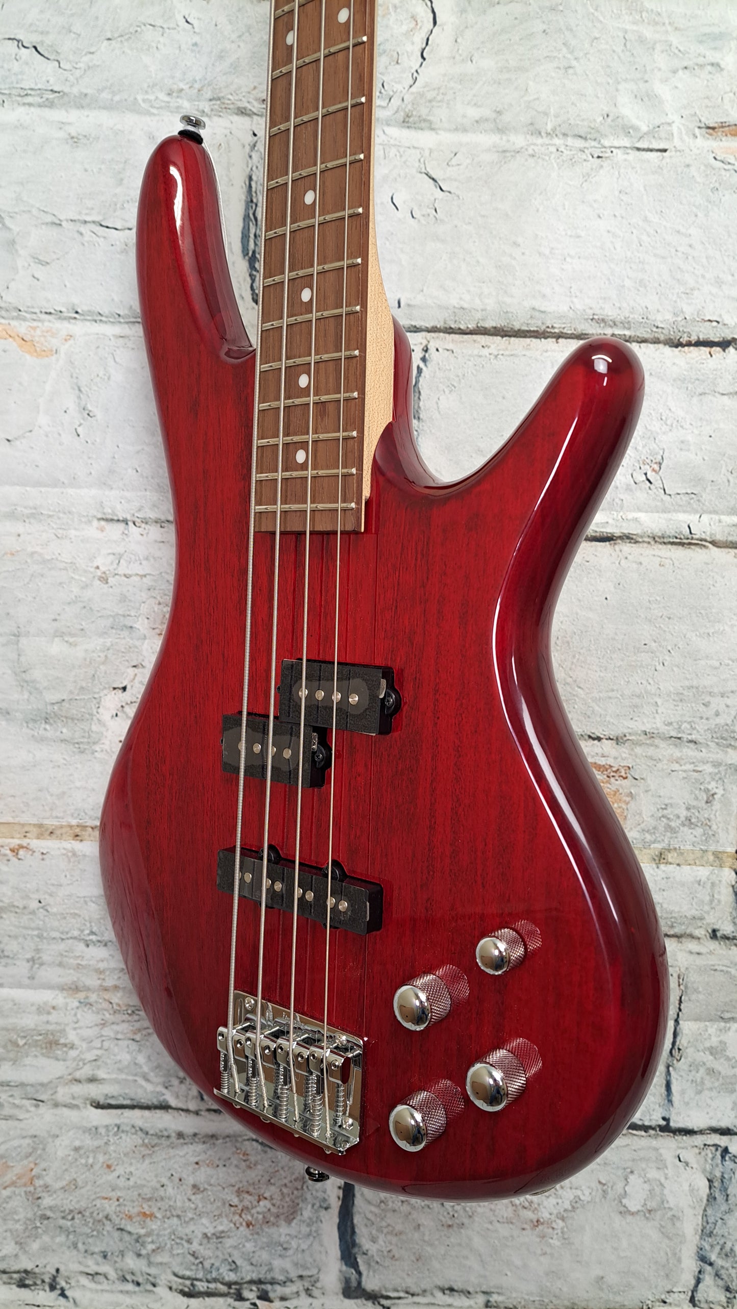Ibanez Gio GSR200TR Bass Guitar - Transparent Red