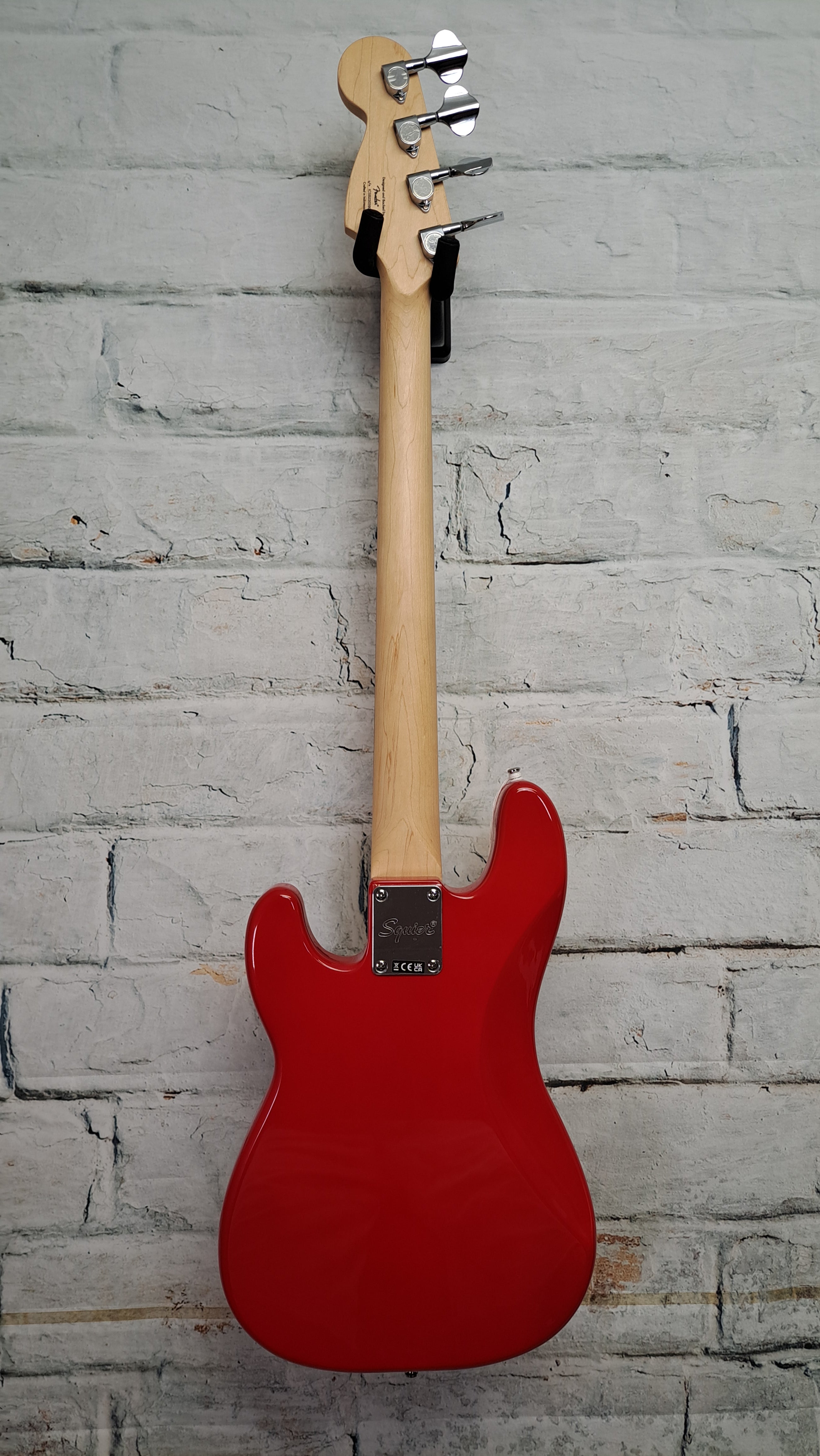 Squier Mini Precision Electric Bass - Red – Will West Music and Sound