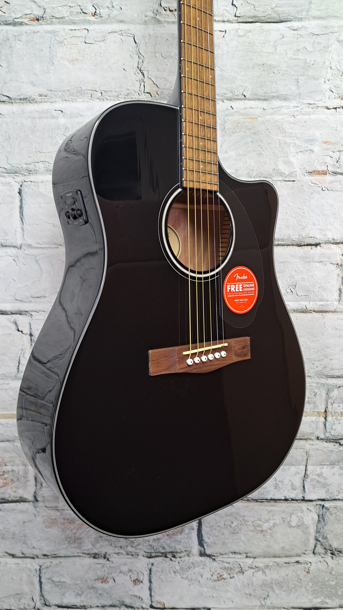 Fender CC-60SCE Acoustic-Electric - Black