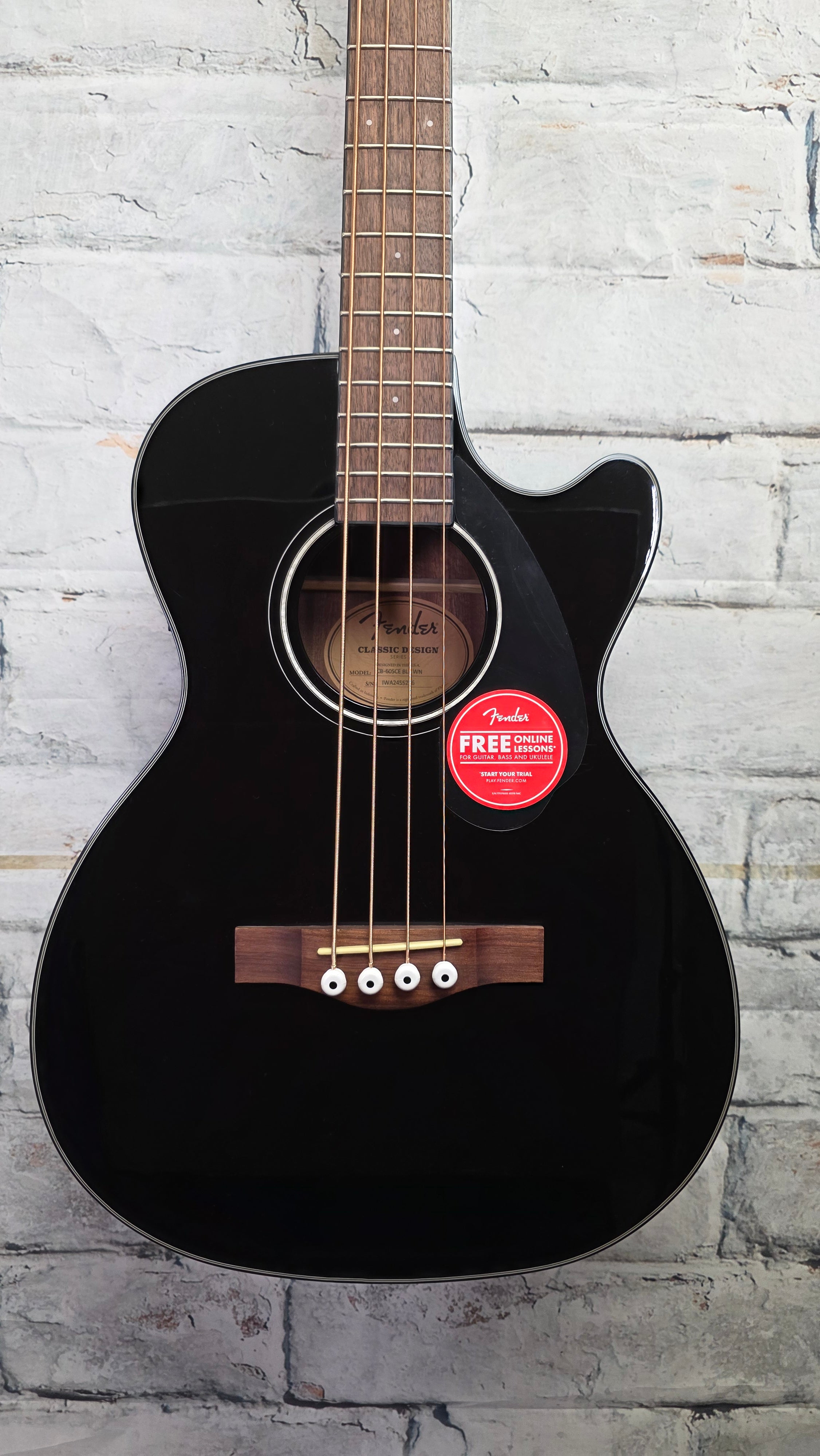 アコースティックベース　CB-60SCE Bass Fender CB-60SCE Acoustic-Electric Bass Guitar Natural | Guitar Center