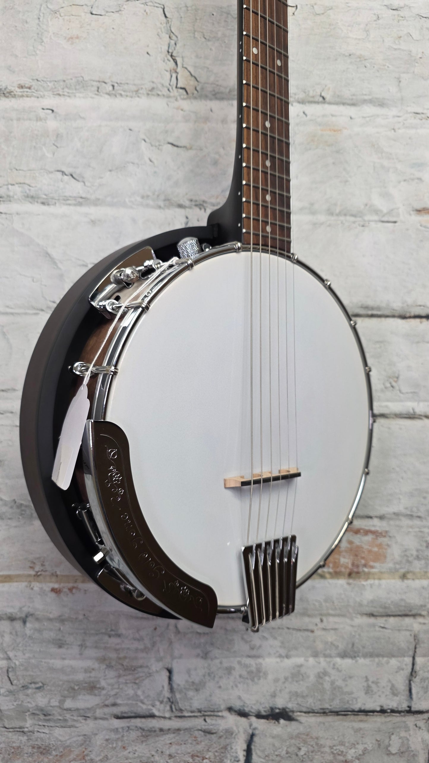 Gold Tone CC-Banjitar Cripple Creek Banjitar - Vintage Brown Satin