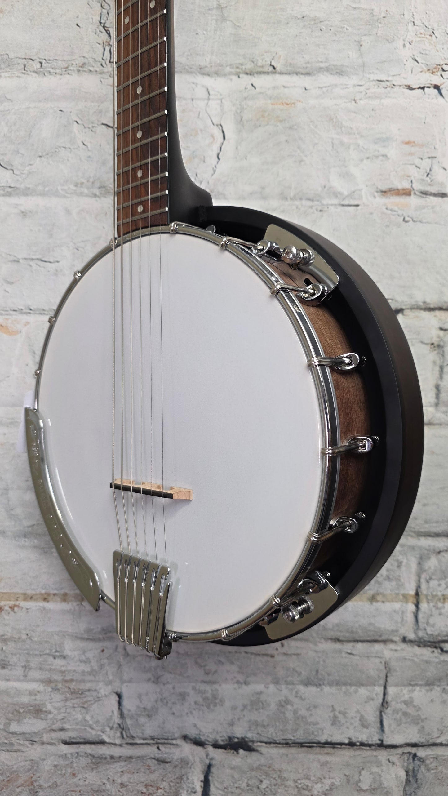 Gold Tone CC-Banjitar Cripple Creek Banjitar - Vintage Brown Satin