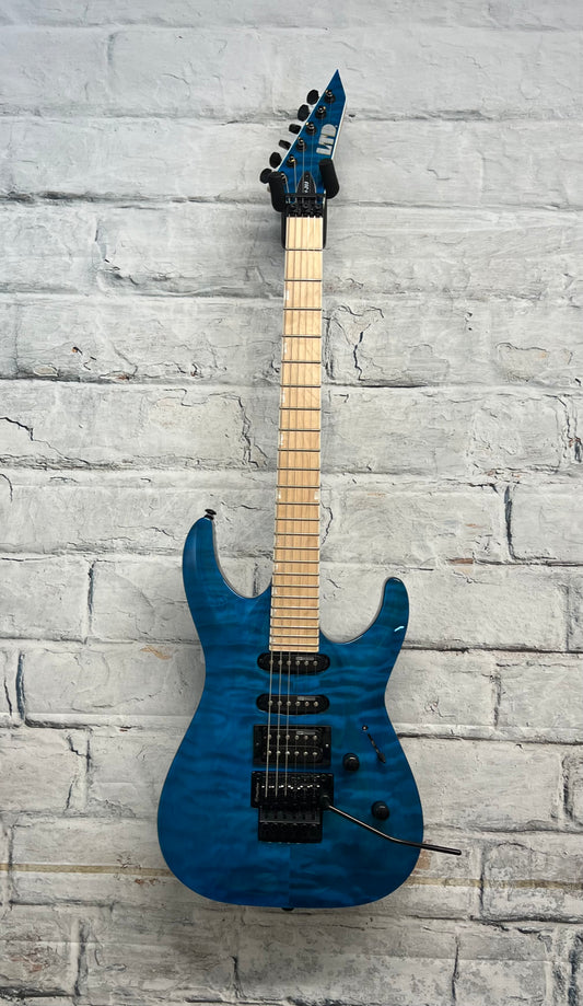 Used ESP LTD MH 203QM Electric Guitar