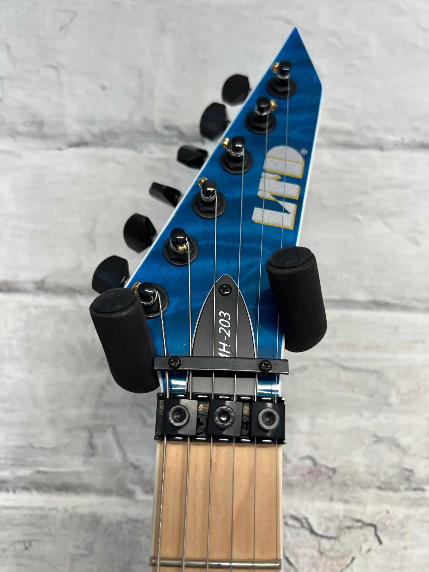 Used ESP LTD MH 203QM Electric Guitar