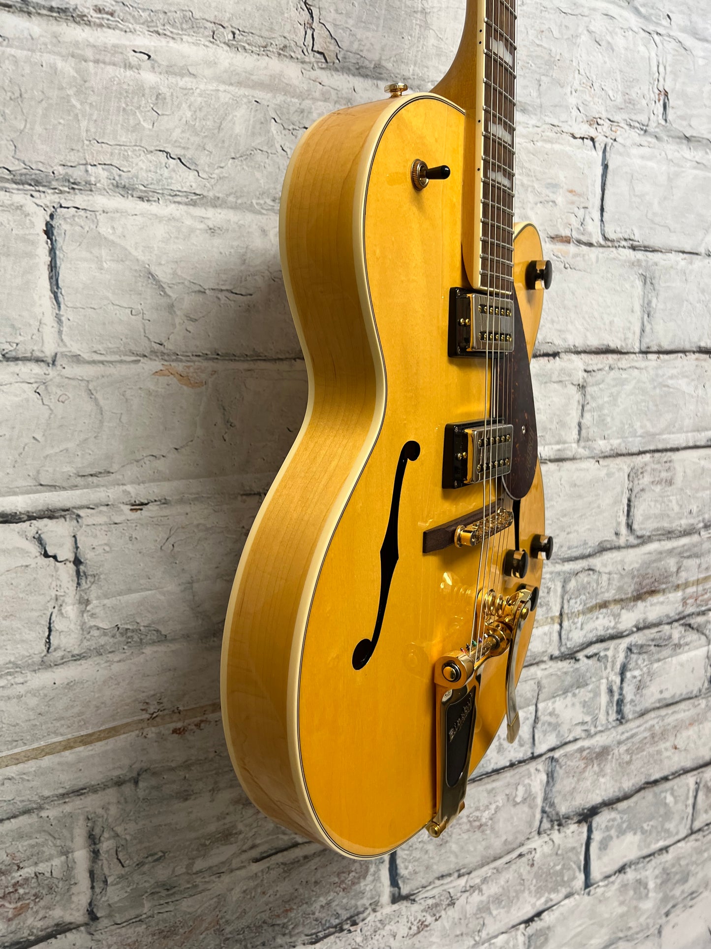 Used Gretsch G2410TG Hollow Body Electric Guitar w/ gold Bigsby