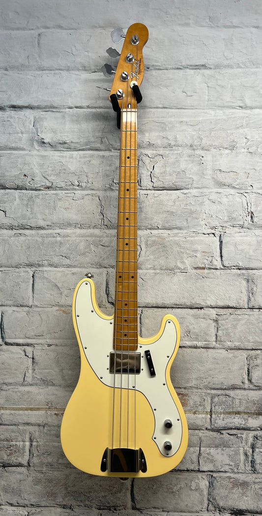 Used Fender Vintera II 70s Telecaster Bass with Upgrade-Vintage White