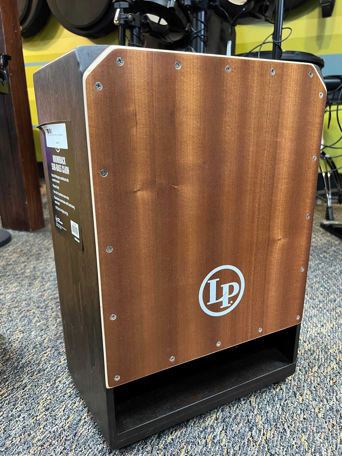 Latin Percussion Round Back Bass Cajon <Mahogany