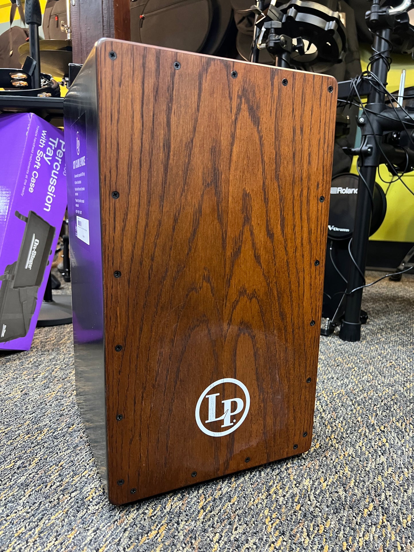 Latin Percussion City 2-Voice Cajon with Oak soundboards