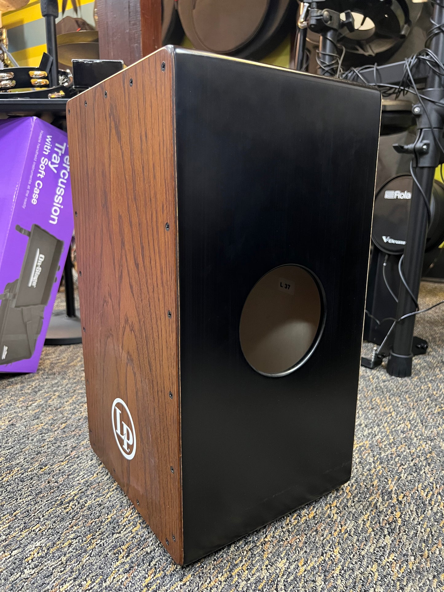 Latin Percussion City 2-Voice Cajon with Oak soundboards