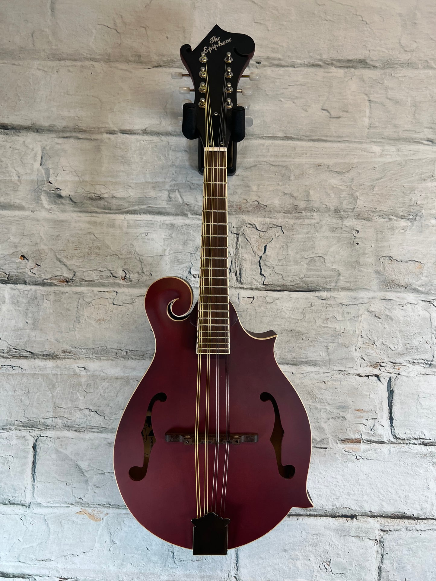 Epiphone F-5 Studio Mandolin Vine Red-Premuim Gig bag
