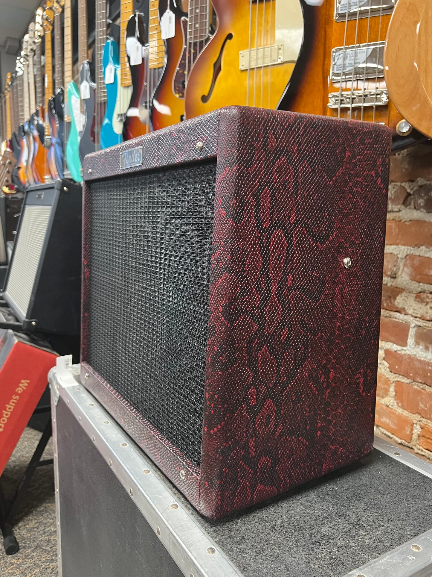 Fender Blues Junior IV Red Snakeskin Texas Heat
