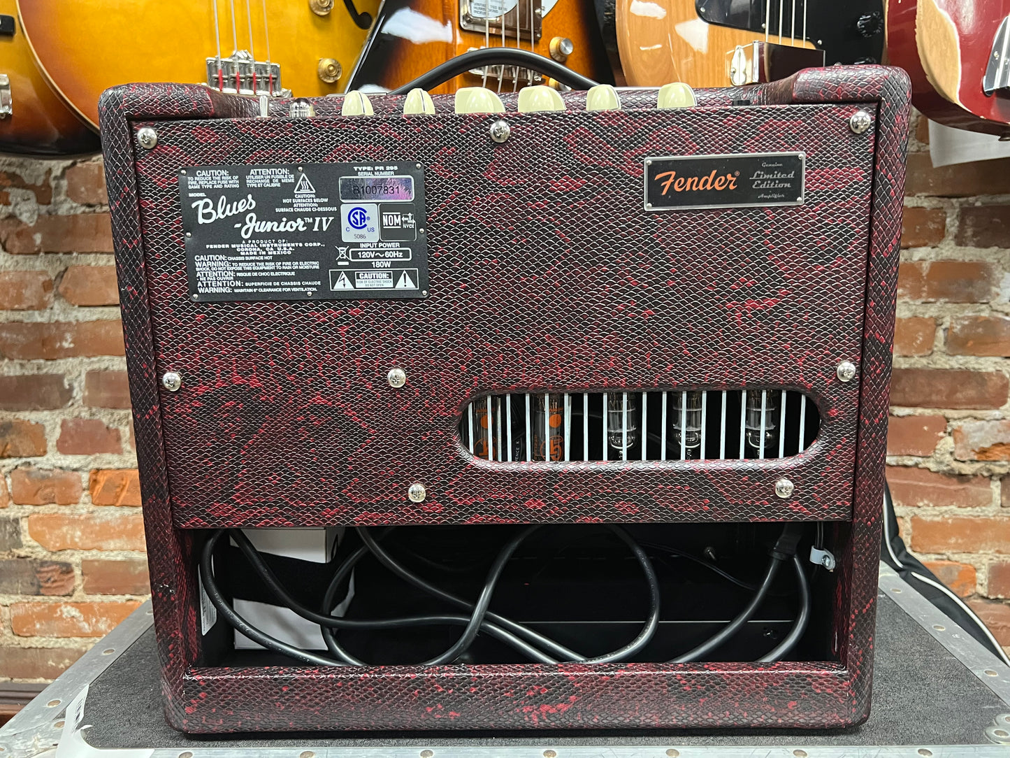 Fender Blues Junior IV Red Snakeskin Texas Heat