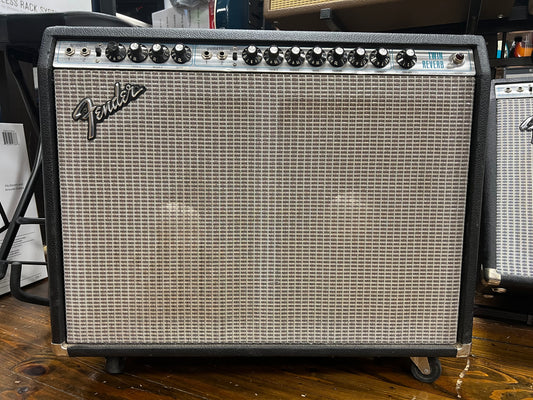 Used Fender Twin Reverb MV With Factory JBL Speakers and wheels