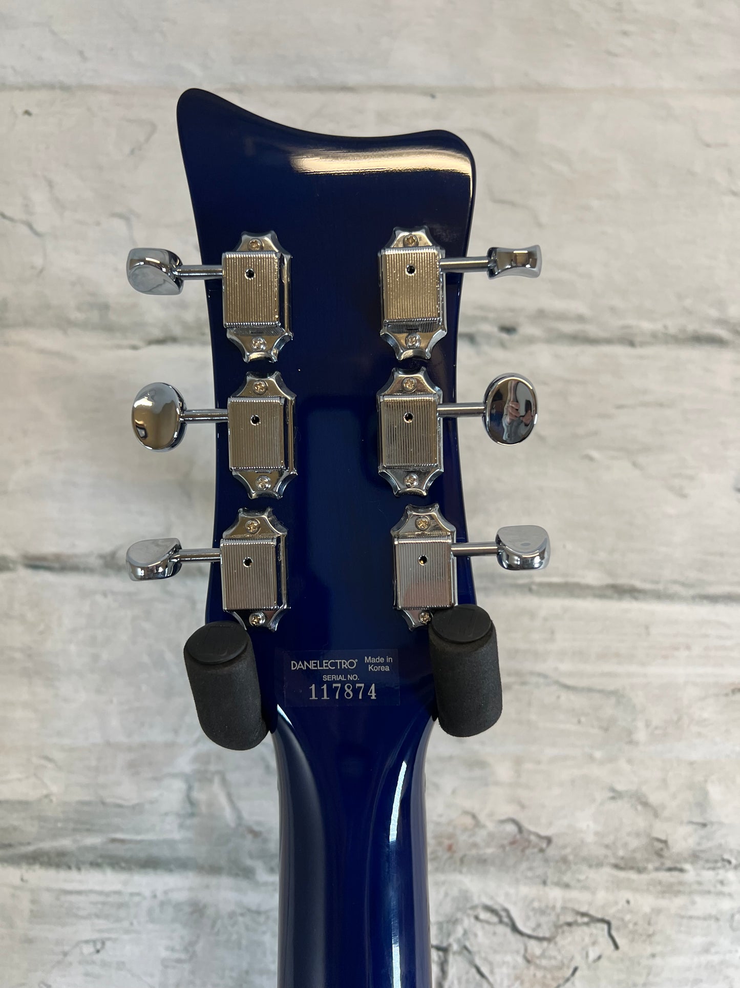 Used Danelectro 66BT-TRBLUE Semi-Hollow Double Cutaway