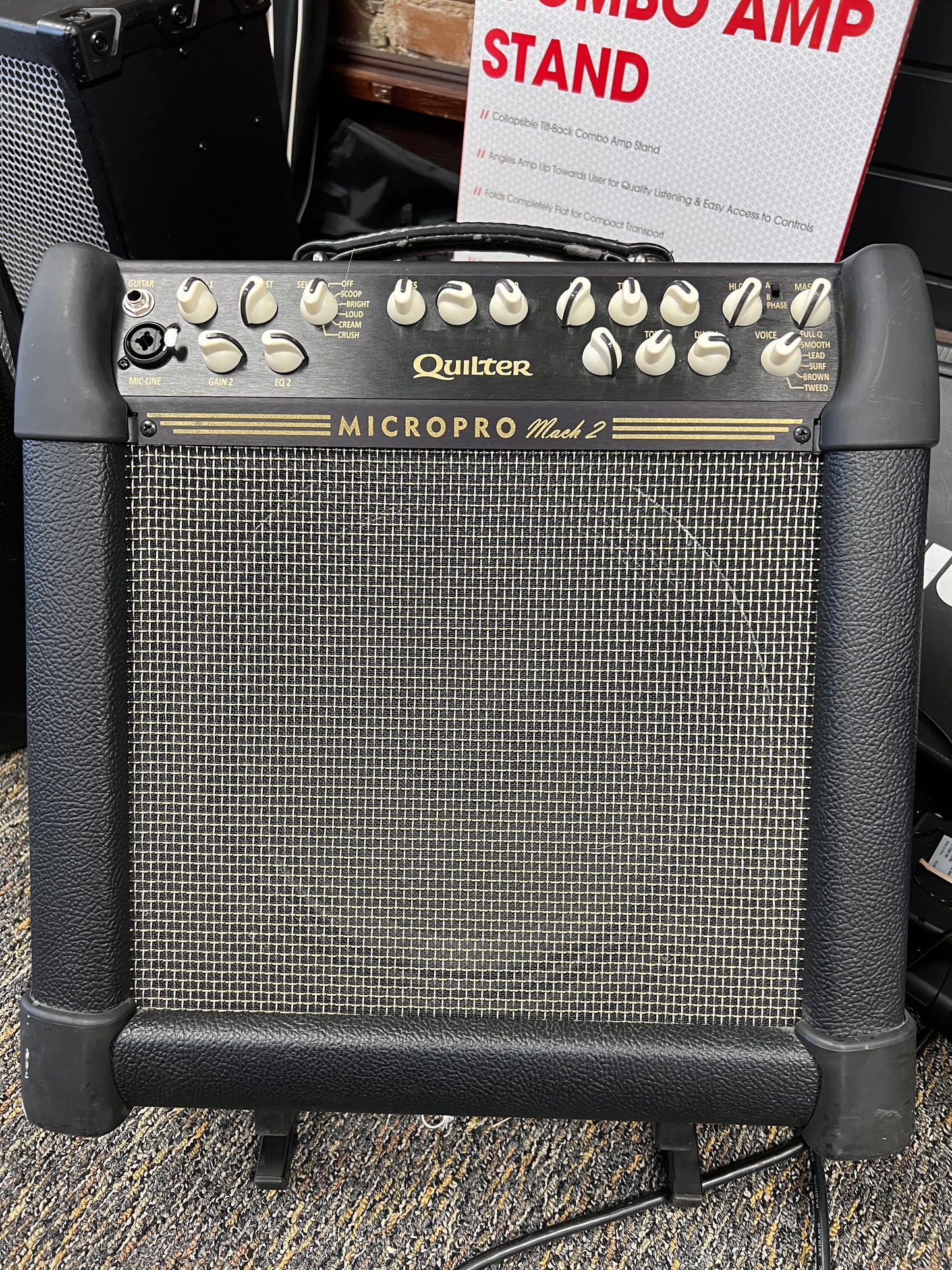 Used Quilter MicroPro 1x12 Combo Amp Mach 2 with cover