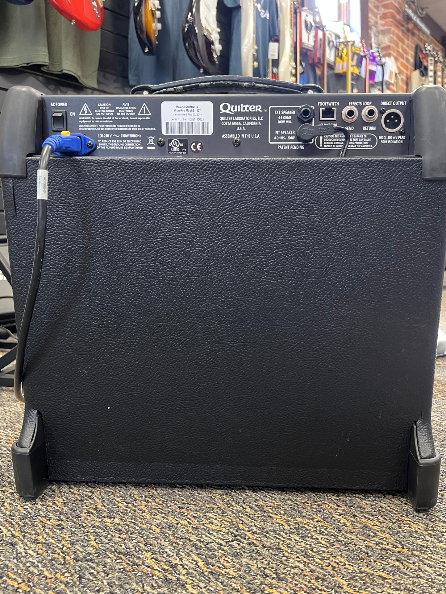Used Quilter MicroPro 1x12 Combo Amp Mach 2 with cover