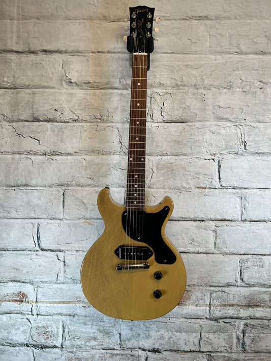 Gibson Les Paul Junior Double Cutaway TV Yellow with Hardshell Case