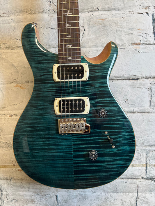 PRS SE Custom 24 Electric Guitar-Slate Blue with Bag