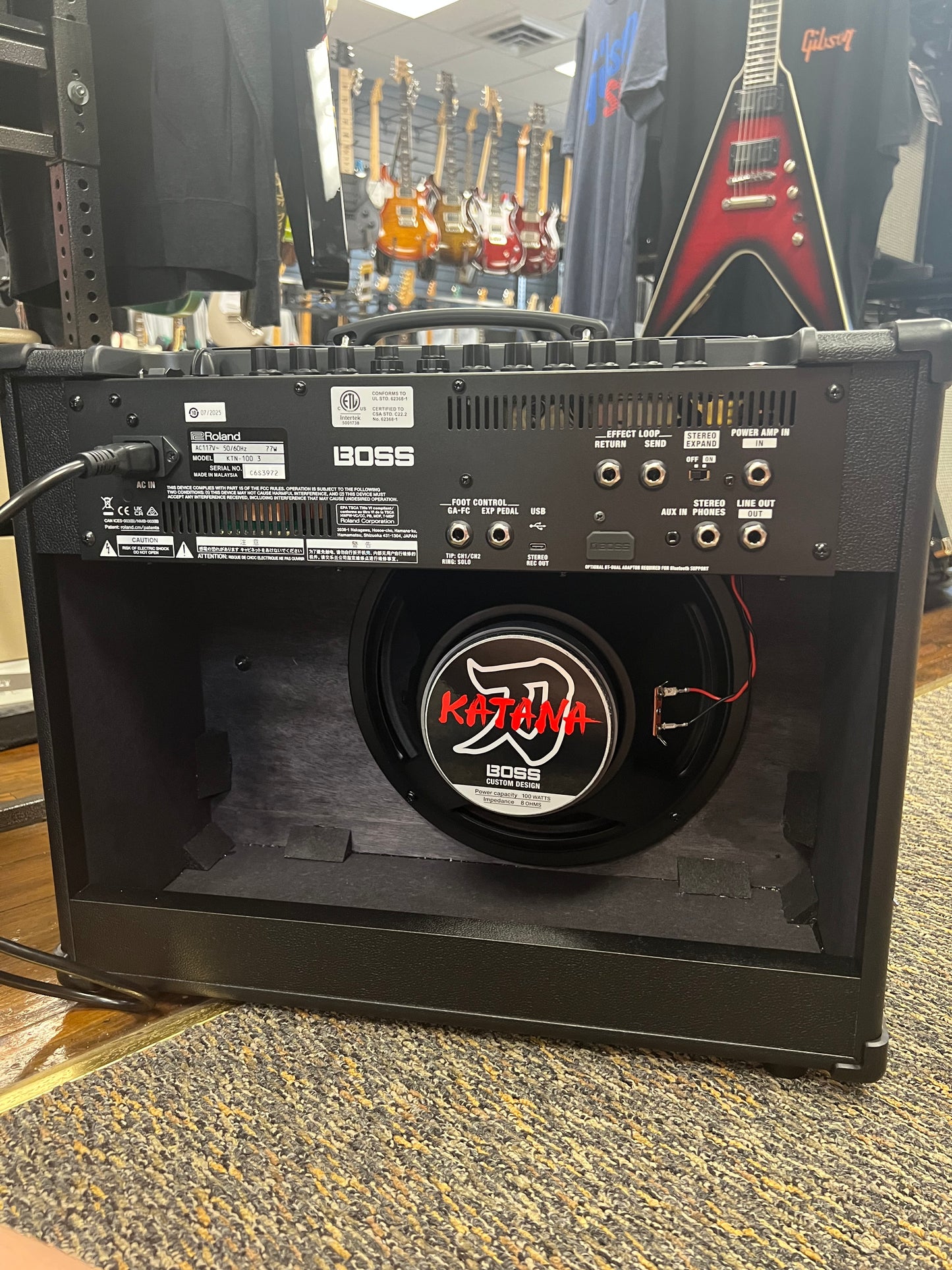 Boss Katana Gen 3 100w 1x12” Combo Guitar amp