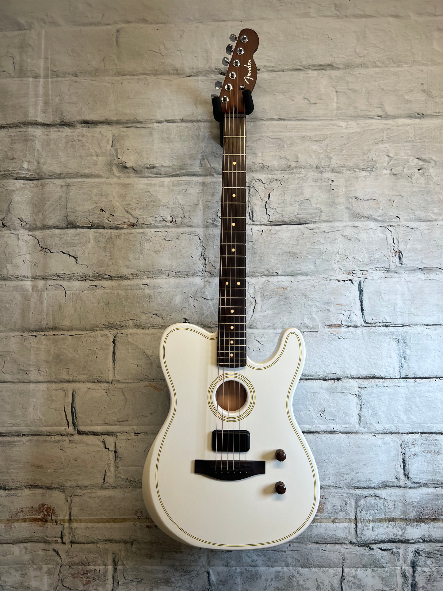 Fender Limited Edition Acoustasonic Standard Telecaster-Arctic White