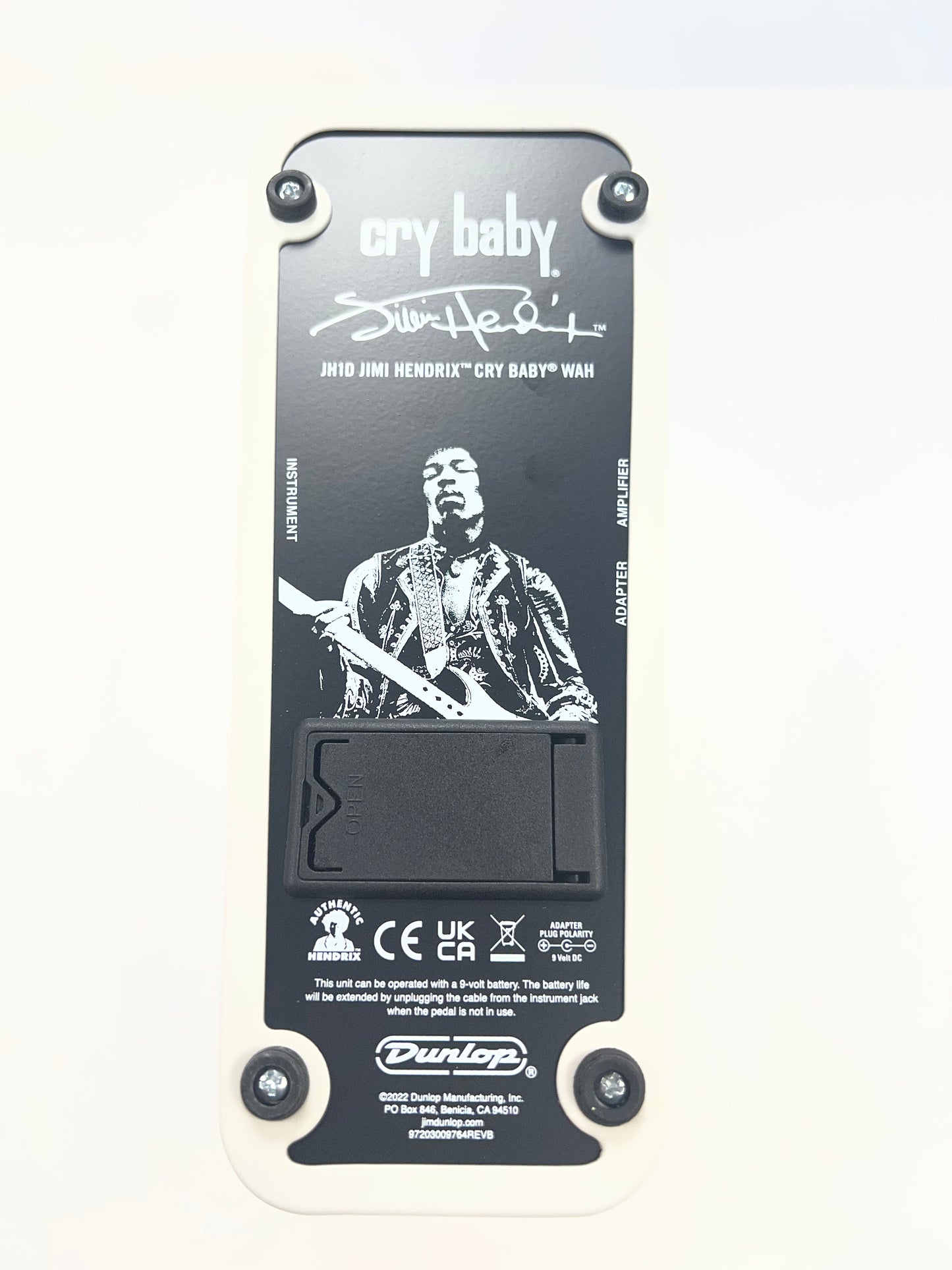 Dunlop JH1D Jimi Hendrix Signature Cry Baby Wah Pedal