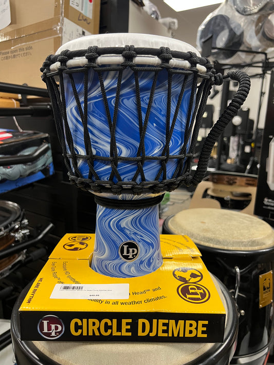 Latin Percussion World 7” Rope Circle  Djembe-Blue