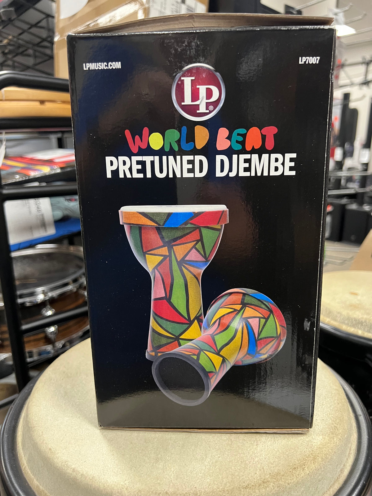 Latin Percussion World Beat Djembe-6”- Multicolor