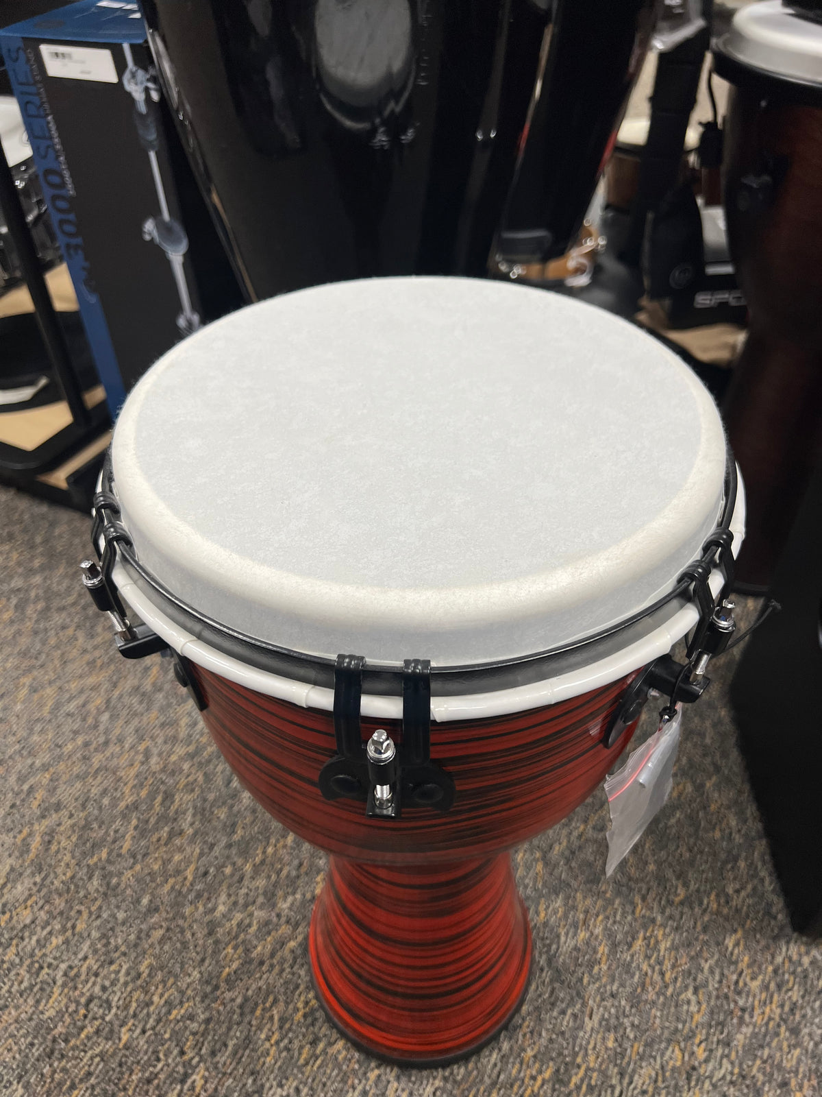 Rhythm Tech Limited Edition Djembe - Red Selvato