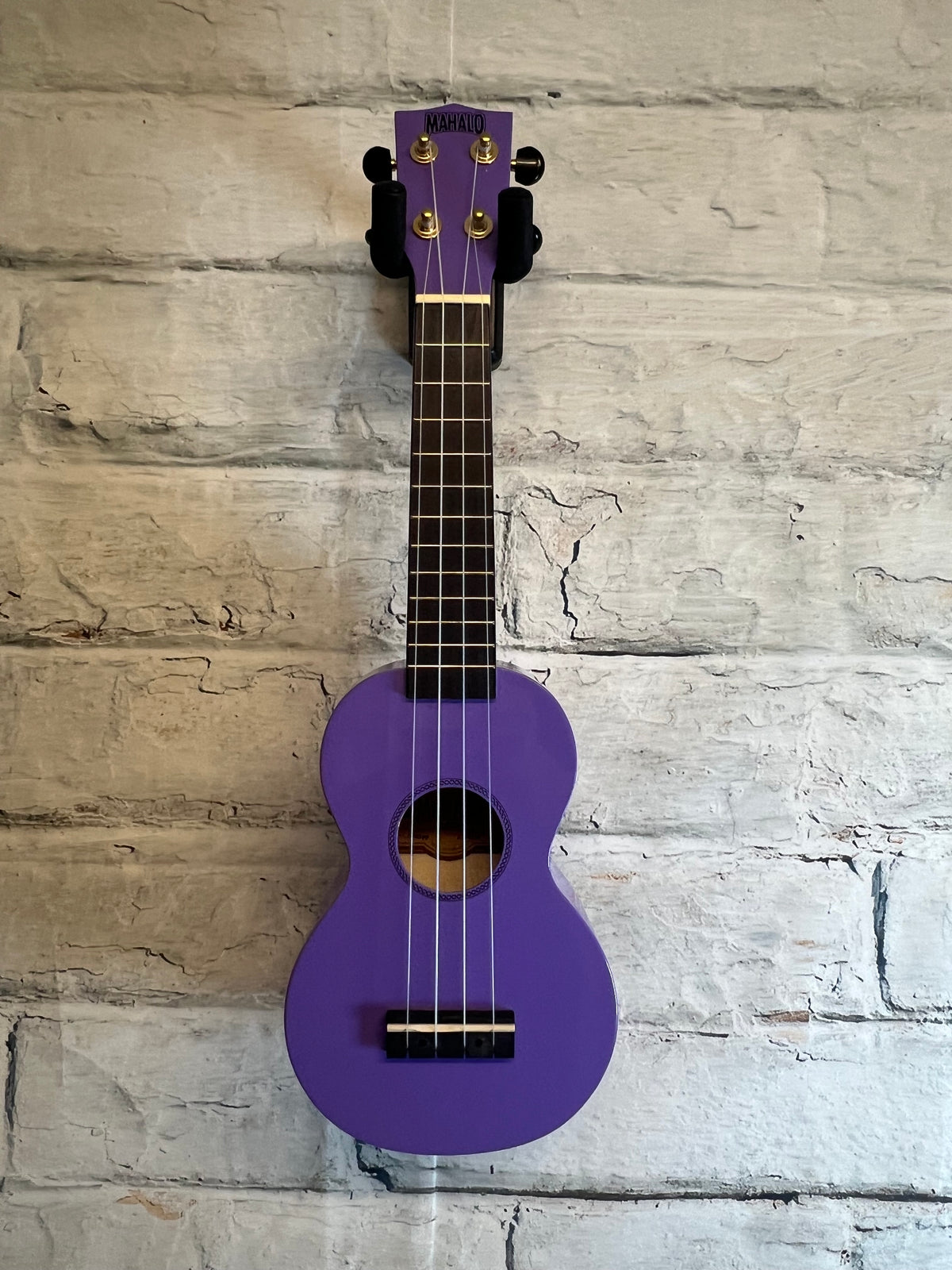 Mahalo MR1-PP Rainbow Soprano Ukulele, Purple with Bag
