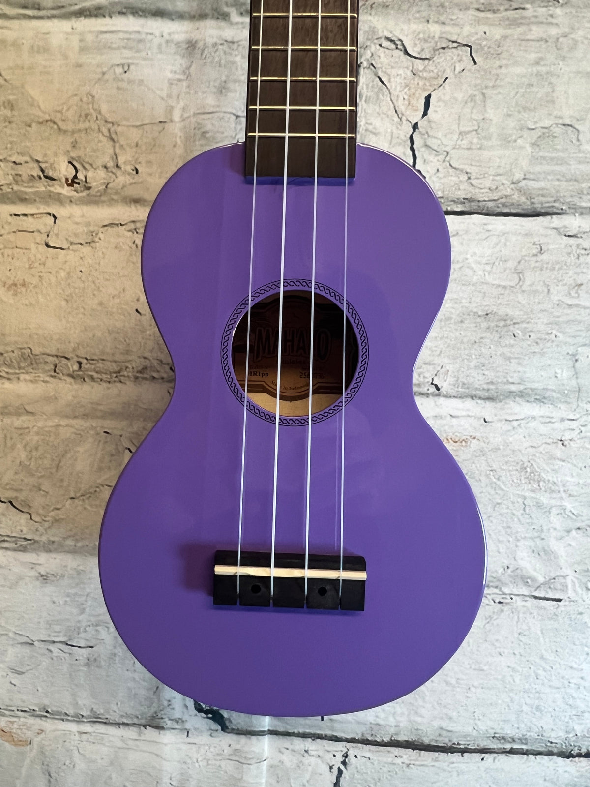 Mahalo MR1-PP Rainbow Soprano Ukulele, Purple with Bag