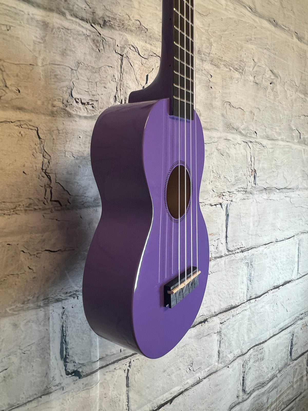 Mahalo MR1-PP Rainbow Soprano Ukulele, Purple with Bag