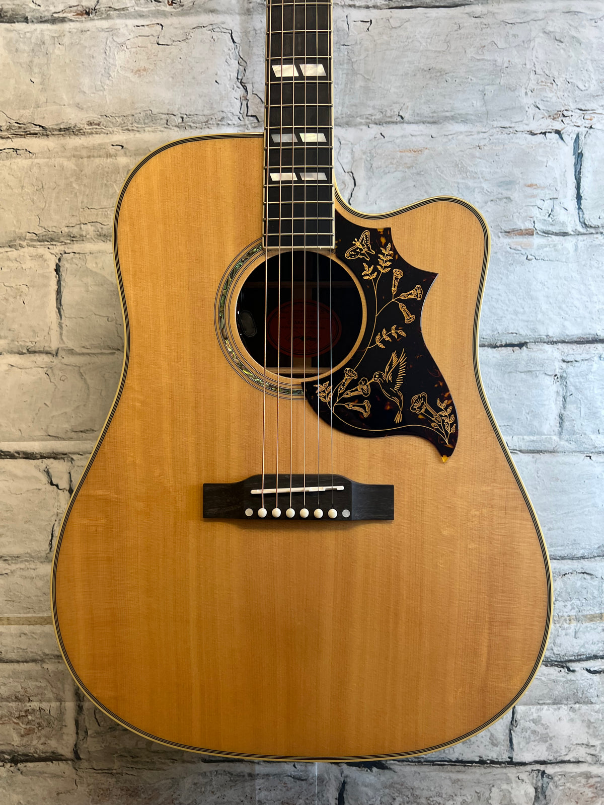 Epiphone Hummingbird Deluxe EC Natural with Deluxe Bag