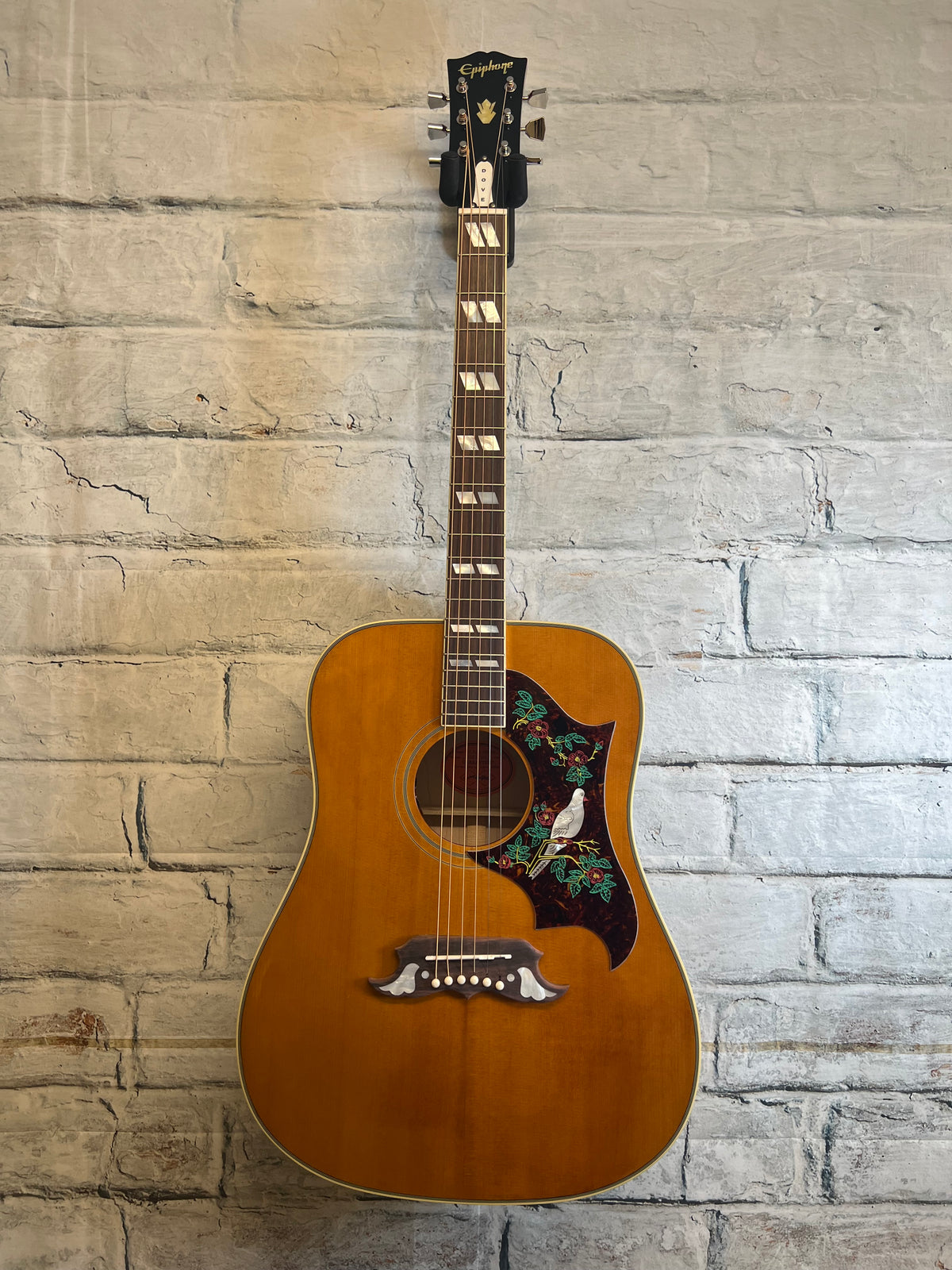 Epiphone 1963 Dove Reissue Acoustic-Electric Guitar- with Hardshell Case