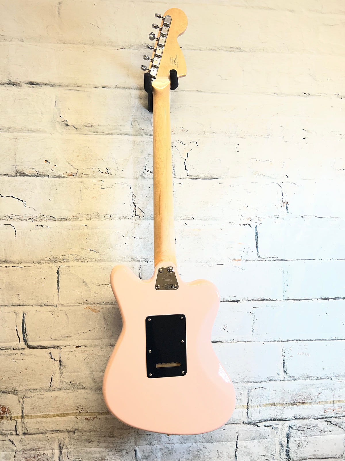 Used Squier Paranormal Super Sonic with upgraded Trem- Shell Pink