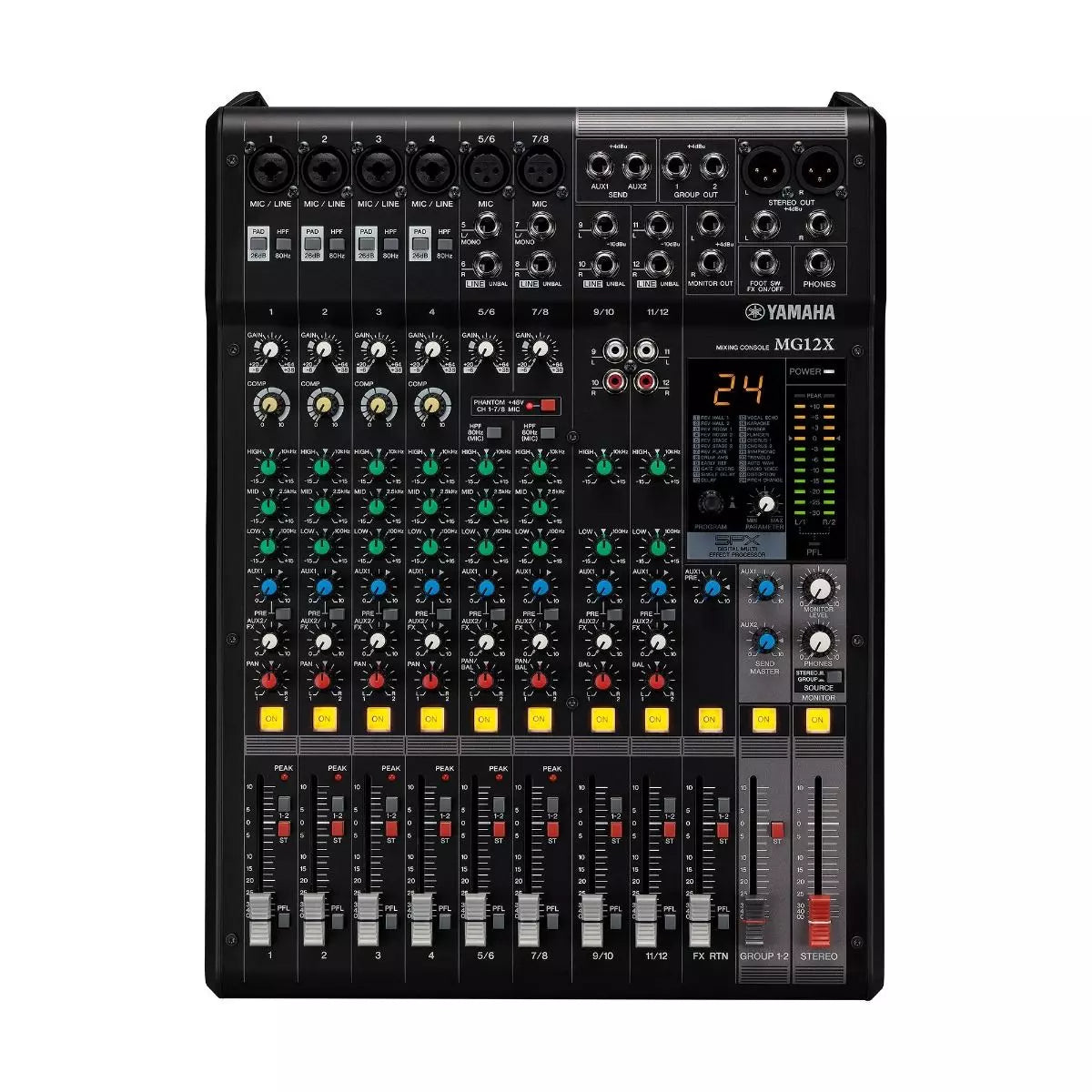Yamaha MG12X CV 12-channel Stereo Mixer